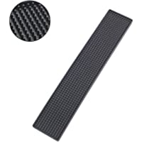 Wenko Tapete Escurridor Slim- Elastómero Termoplástico- Negro- 8x42x3 cm